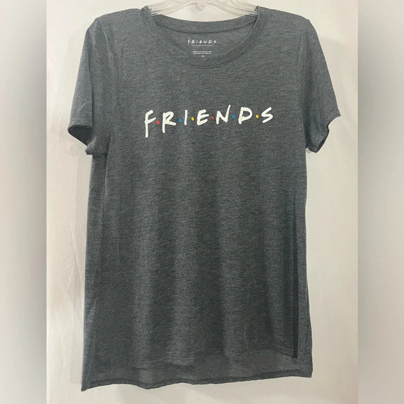 FRIENDS Tops - Friends Charcoal‎ Gray Short Sleeve T Shirt Size XXL